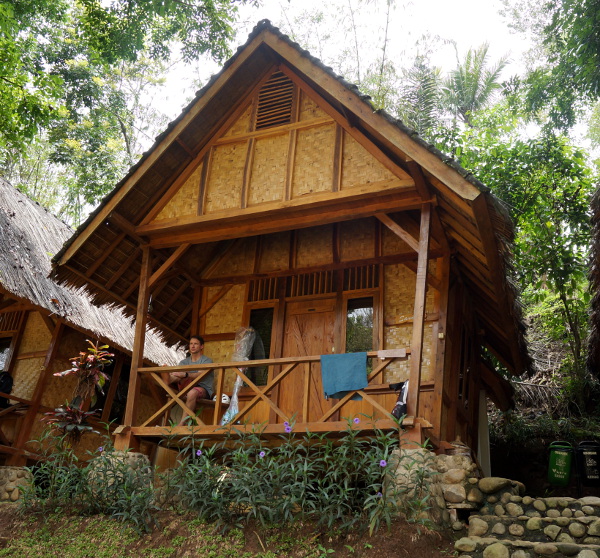 Our cabin by the river