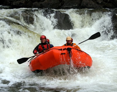 Running the main drop of Pete's Dragon on the Kipawa