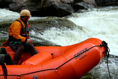 Running the main drop of Pete's Dragon on the Kipawa