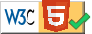 Valid HTML 5